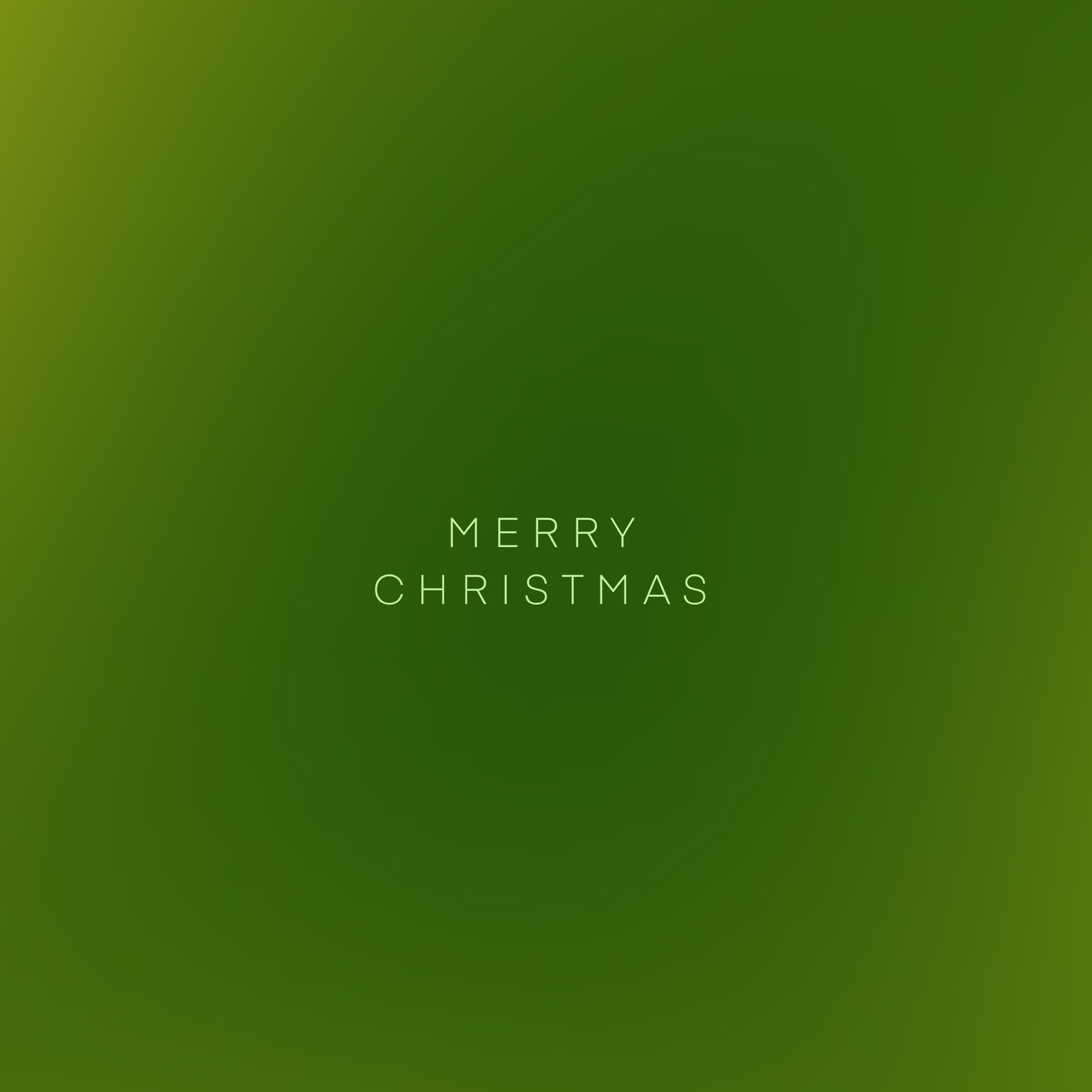 “MERRY CHRISTMAS (GREEN)